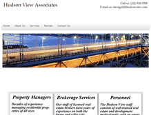 Tablet Screenshot of hudsonview.com